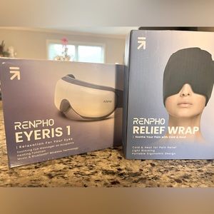 Renpho Eyeris 1 and Renpho migraine headache relief cap